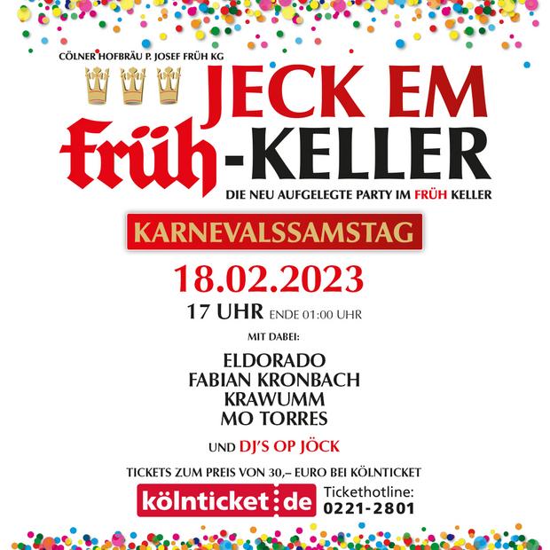 Bild Jeck em FRÜH Keller - Karnevalssamstag